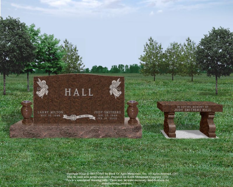 Hall Bench Memorial on Lot