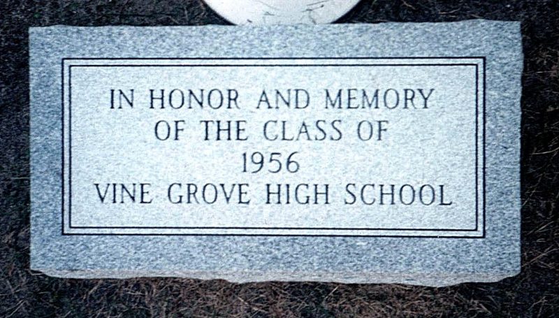 Vine Grove High School Granite Sign