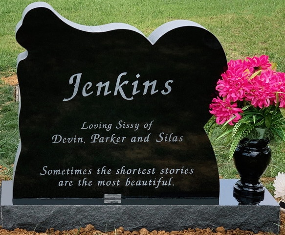 Infant and Child Monuments Jenkins Back